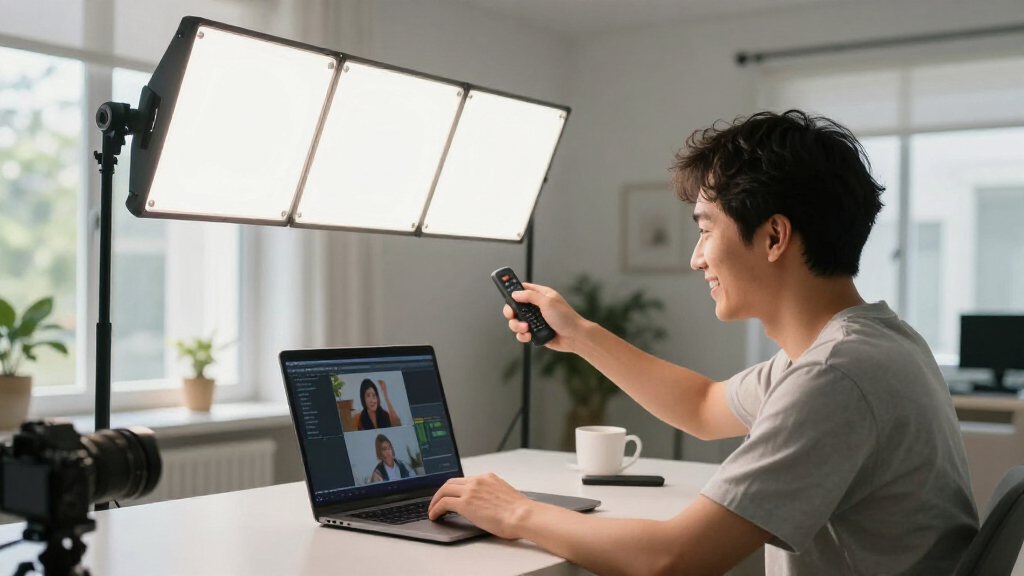 led panel lights for video marketing