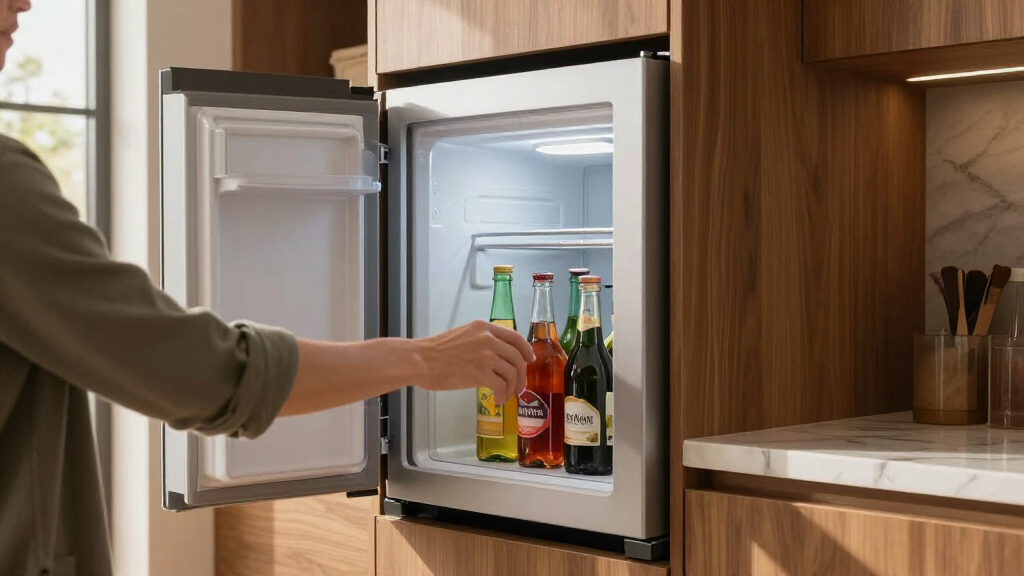 built in beverage refrigerator