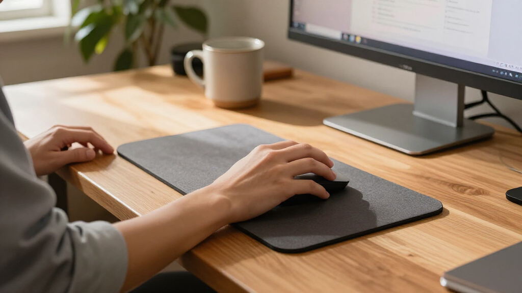 ergonomic mouse pads with wrist rests