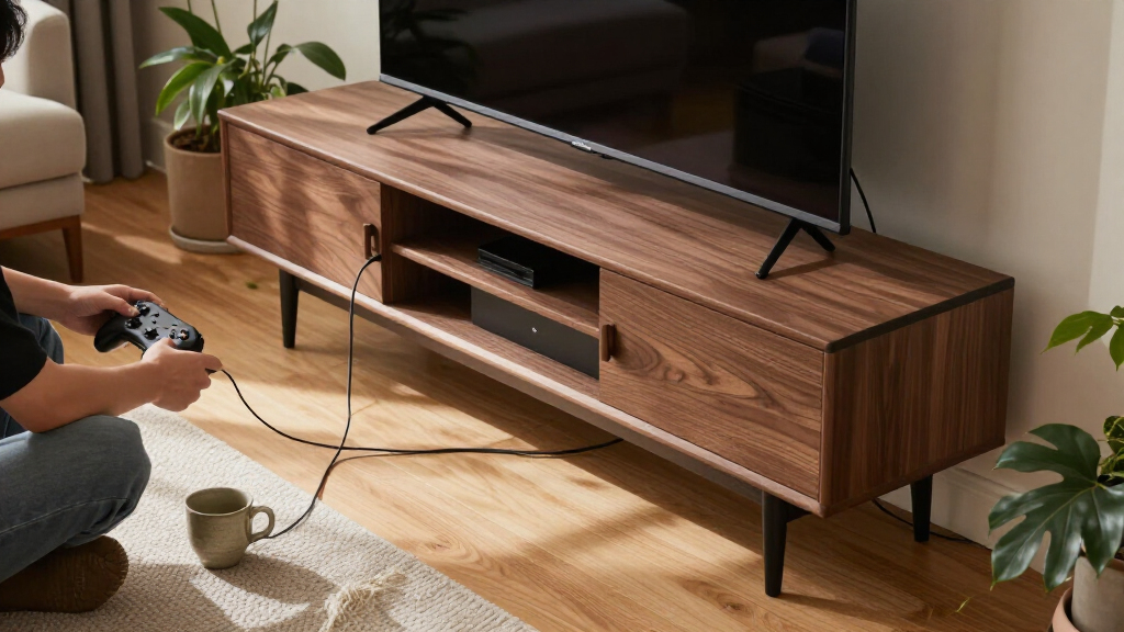 media consoles modern