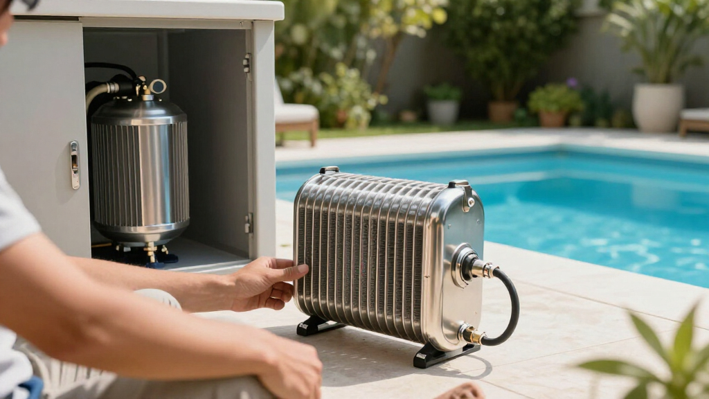 best pool heater heat exchanger titanium