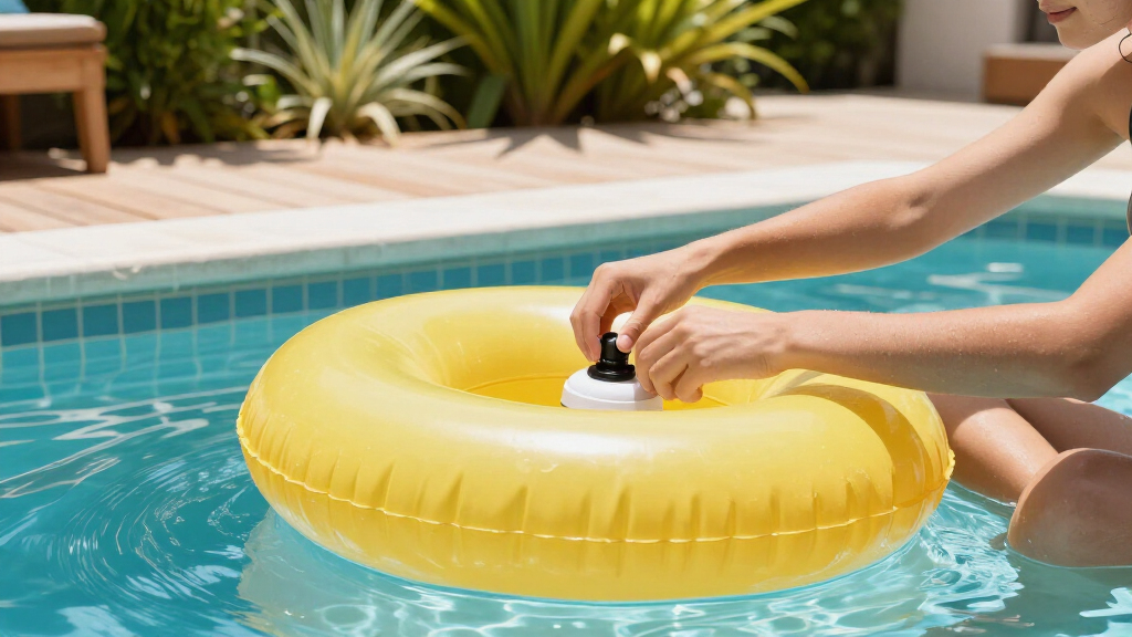inflatable pool floats