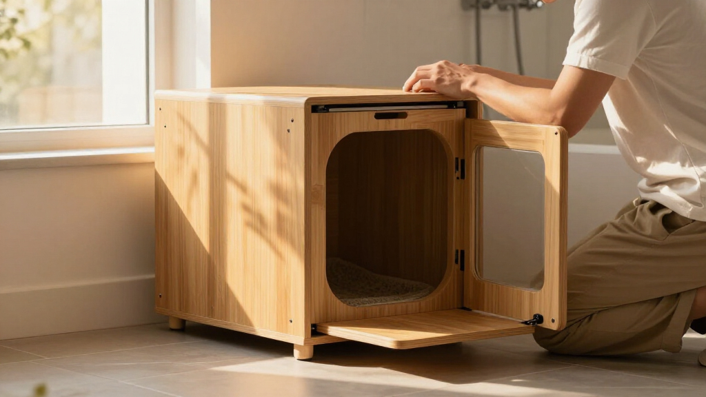 best stylish cat litter box enclosures