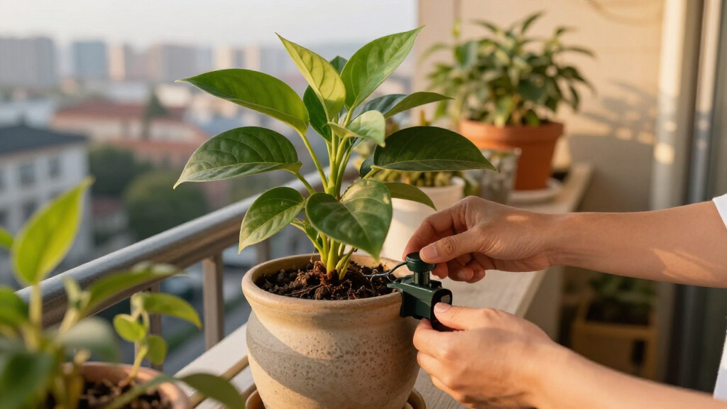 self watering pot
