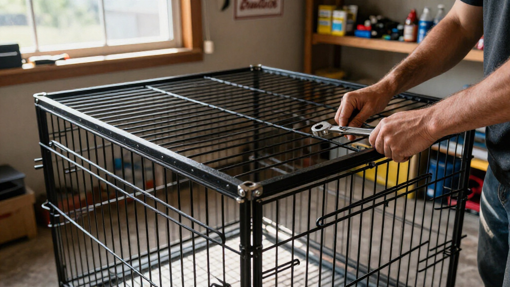 heavy duty dog crate