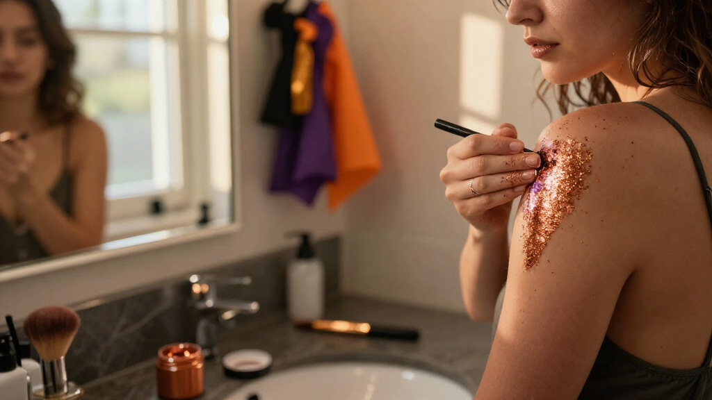 Halloween body glitter gels
