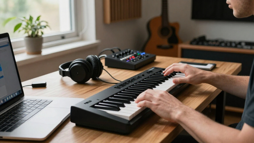wireless MIDI keyboards for music production