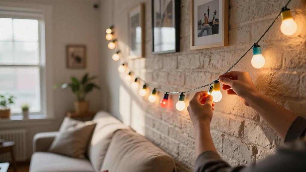 led photo clip string lights