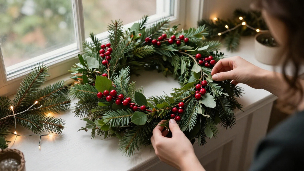 wreaths garland sets for mantels