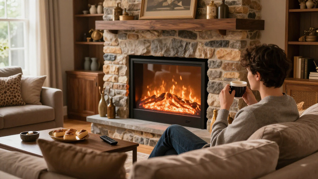 heavy duty electric fireplaces