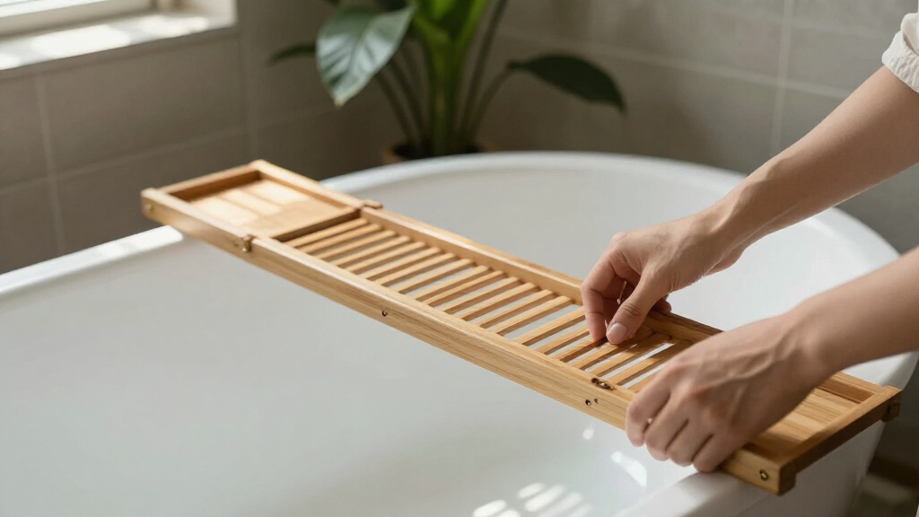 bamboo bath caddies