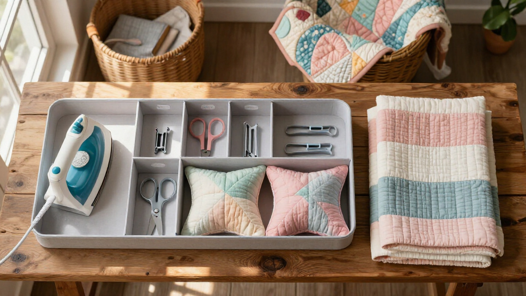 quilting ironing station organizers