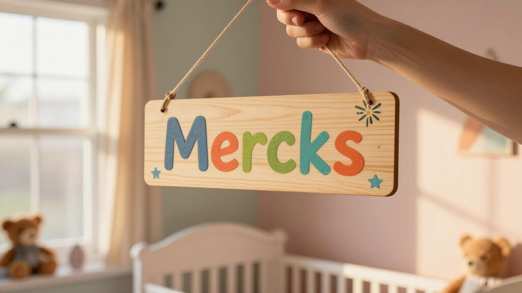 personalized nursery name sign
