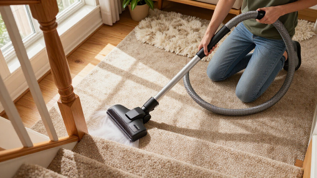 way to vacuum stairs