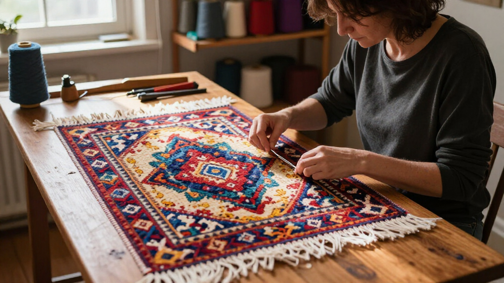 yilong custom commission silk carpet