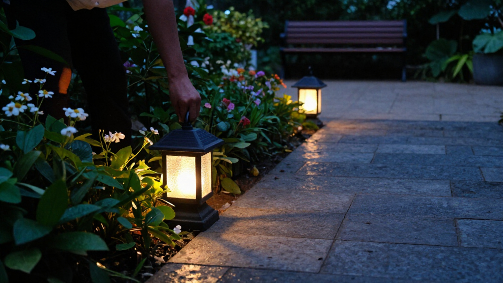solar garden lanterns