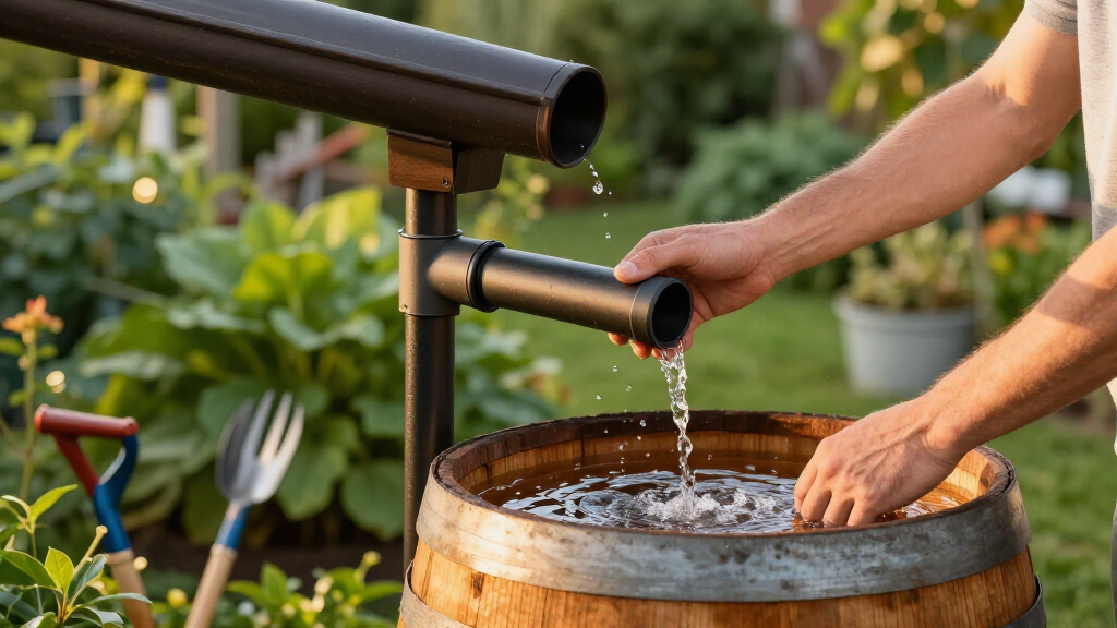 rainwater diverter kit for barrels