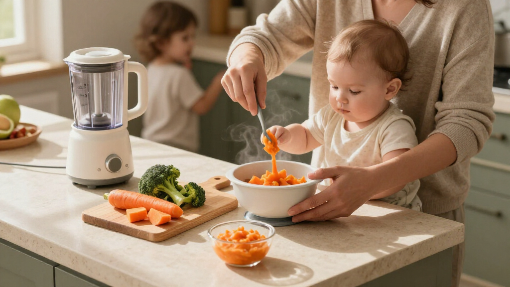 baby food maker blender steamer combo