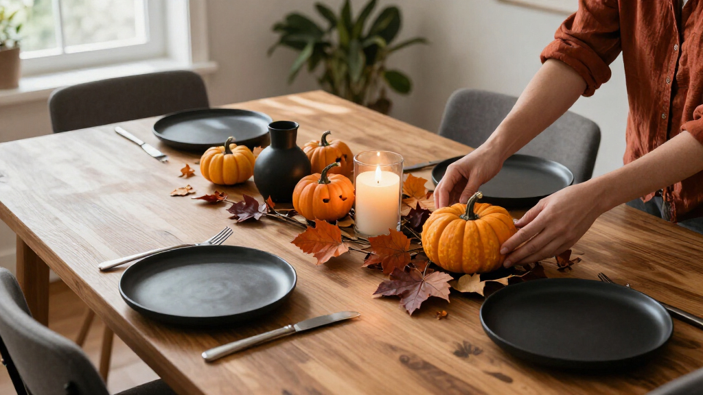 Halloween table decorations