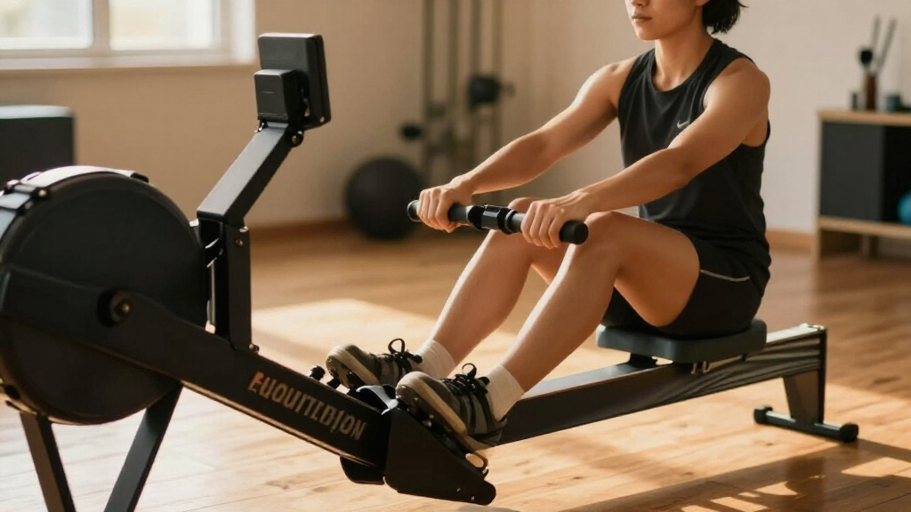 rated compact rowing machine on amazon