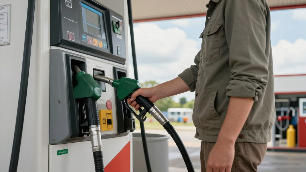 digital metered oil dispensing nozzle