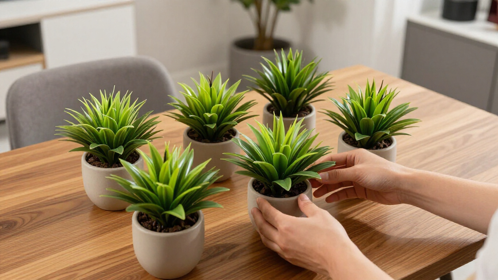 artificial potted plants for home decor