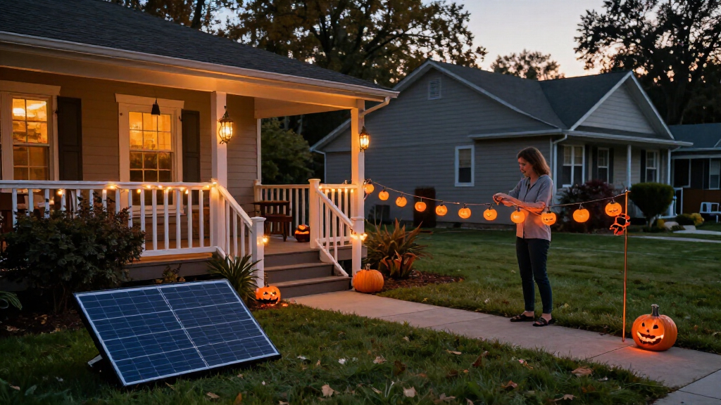 solar Halloween decorations