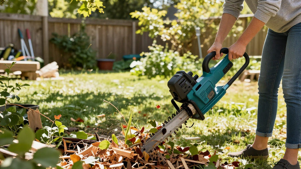 best electric chipper shredder for yard cleanup