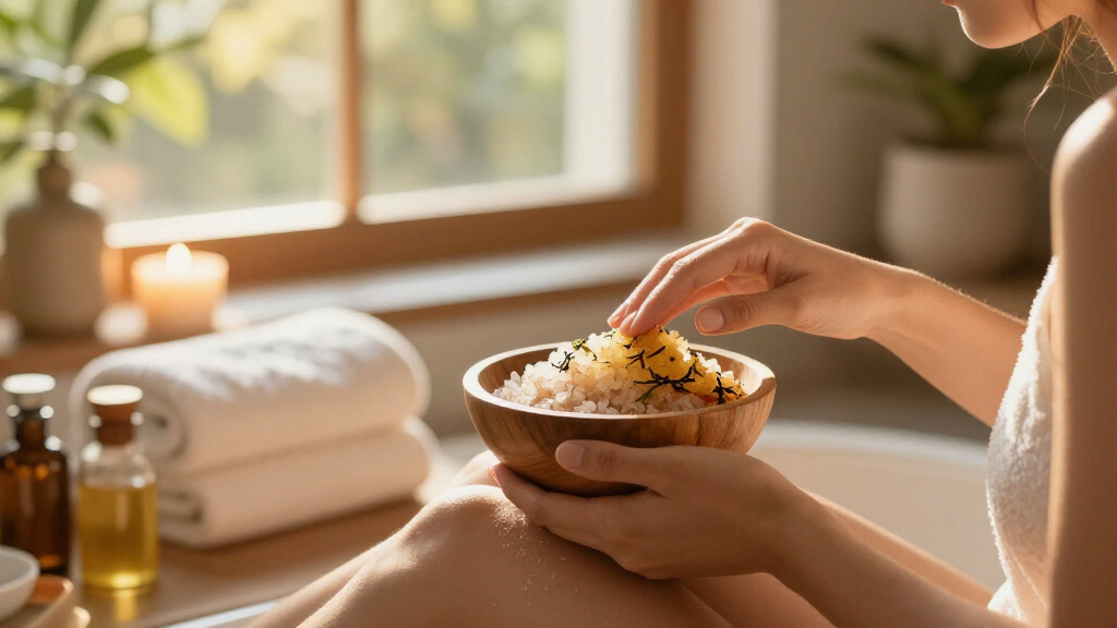 luxury body scrub sets