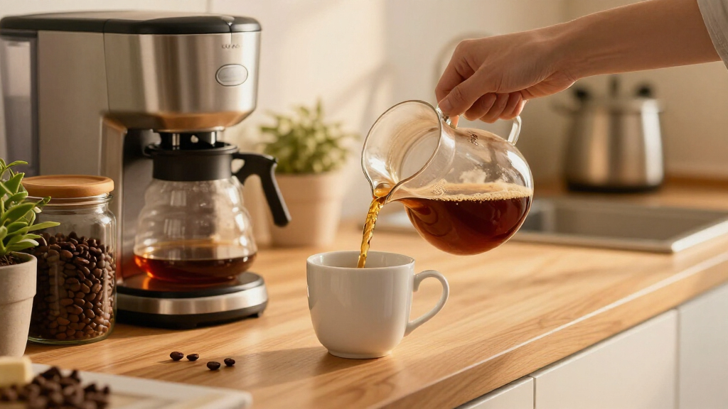 premium coffee setup for airbnb
