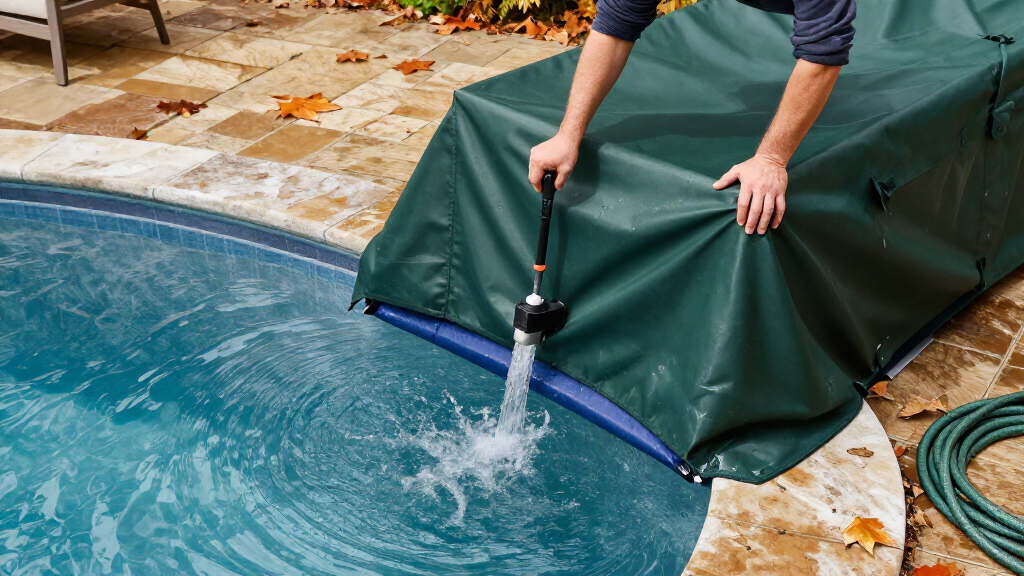 pool closing cover pumps