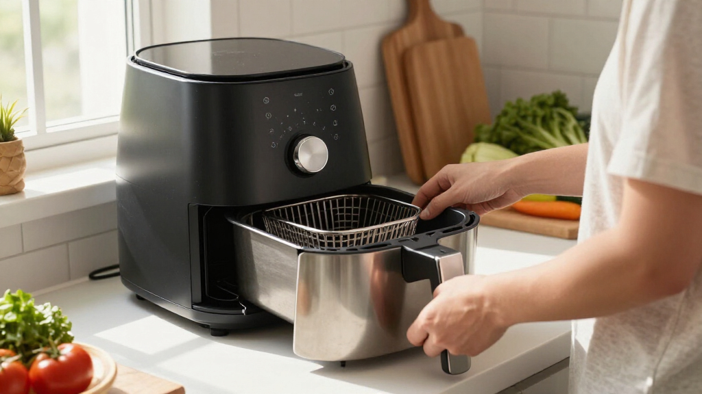 stainlesssteel basket air fryer