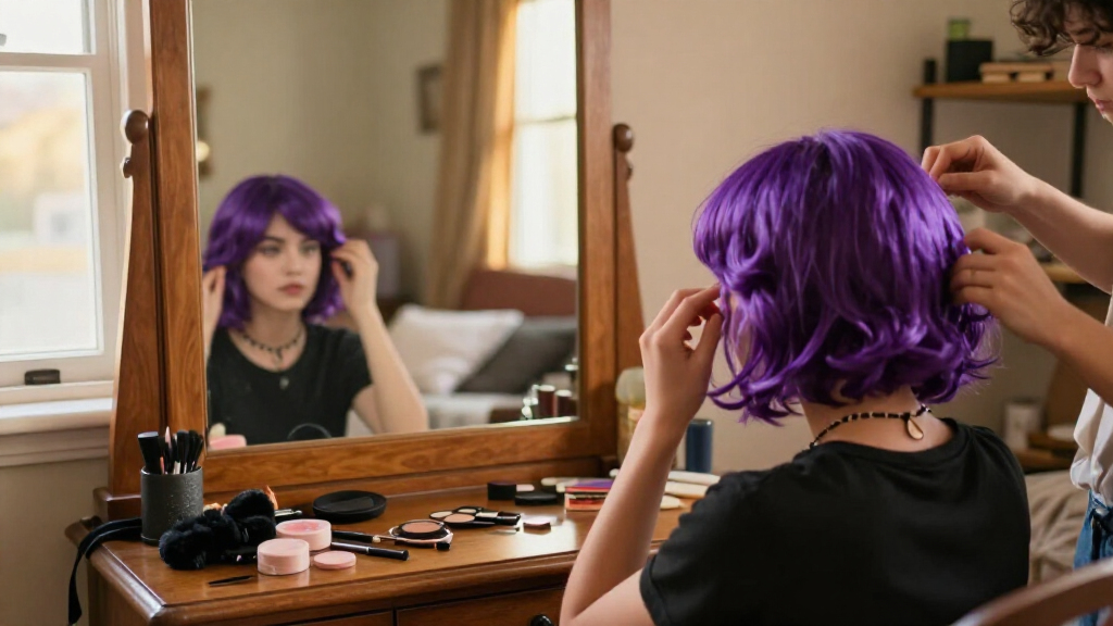 Halloween costume wigs