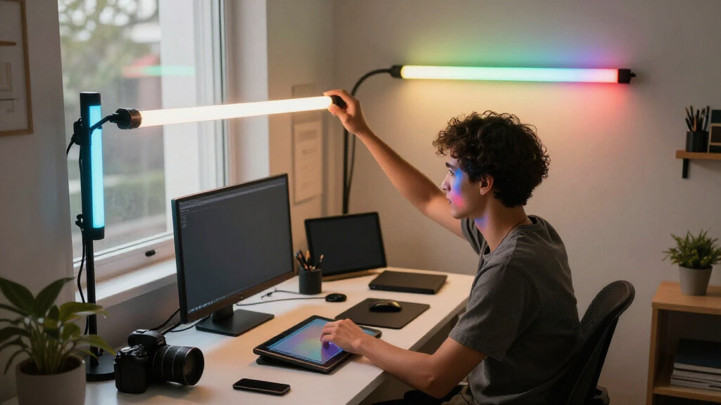 rgb tube lights for creators