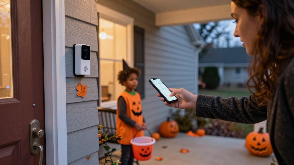 smart Halloween doorbells