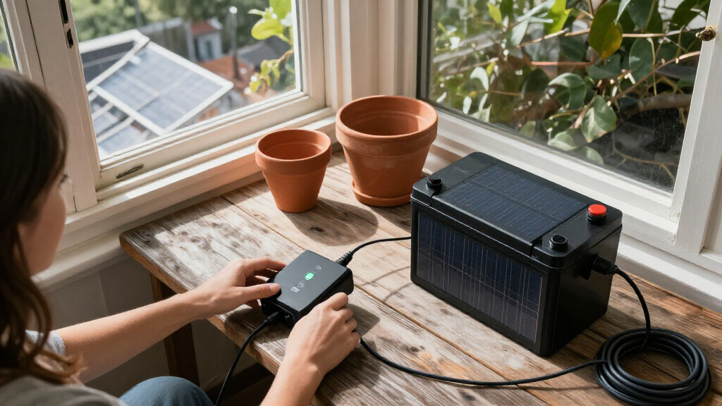 solar battery chargers for home use