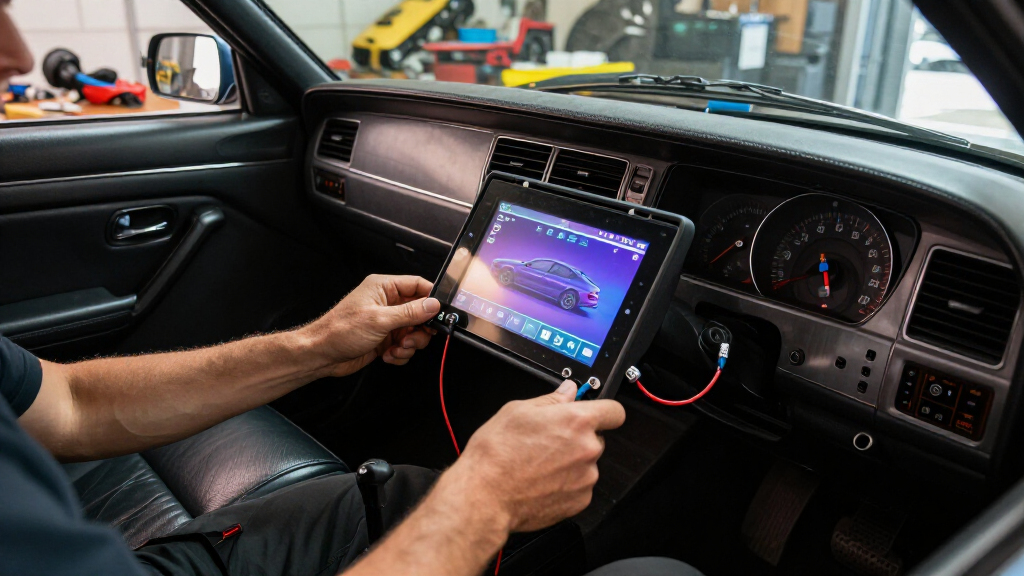 single din flipout touchscreen for classic cars