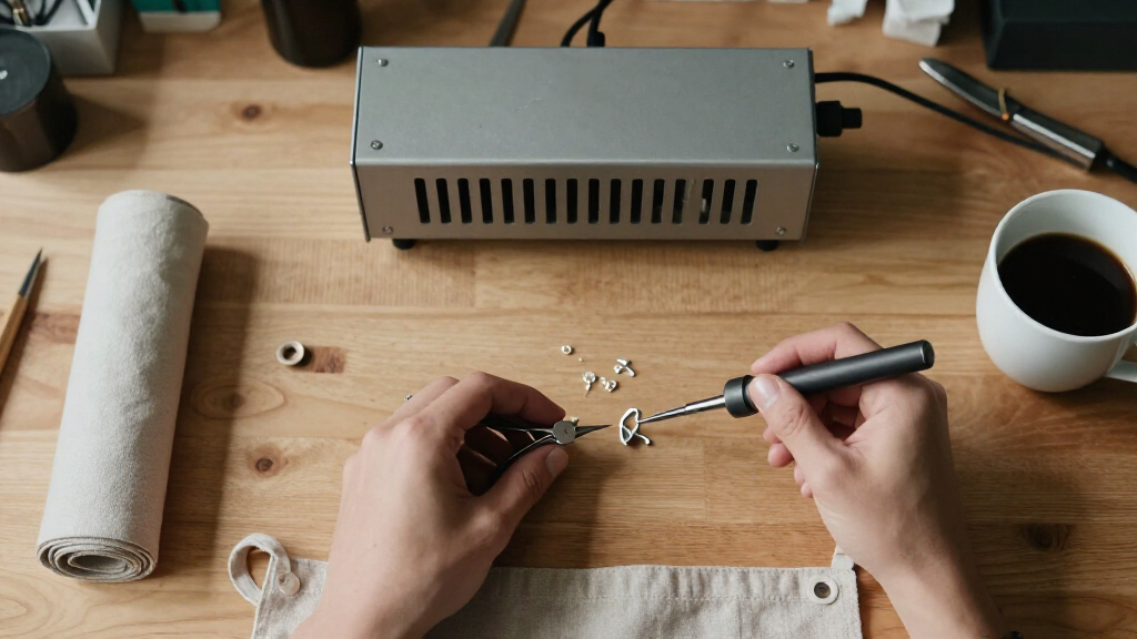 soldering ventilation system for jewelry bench