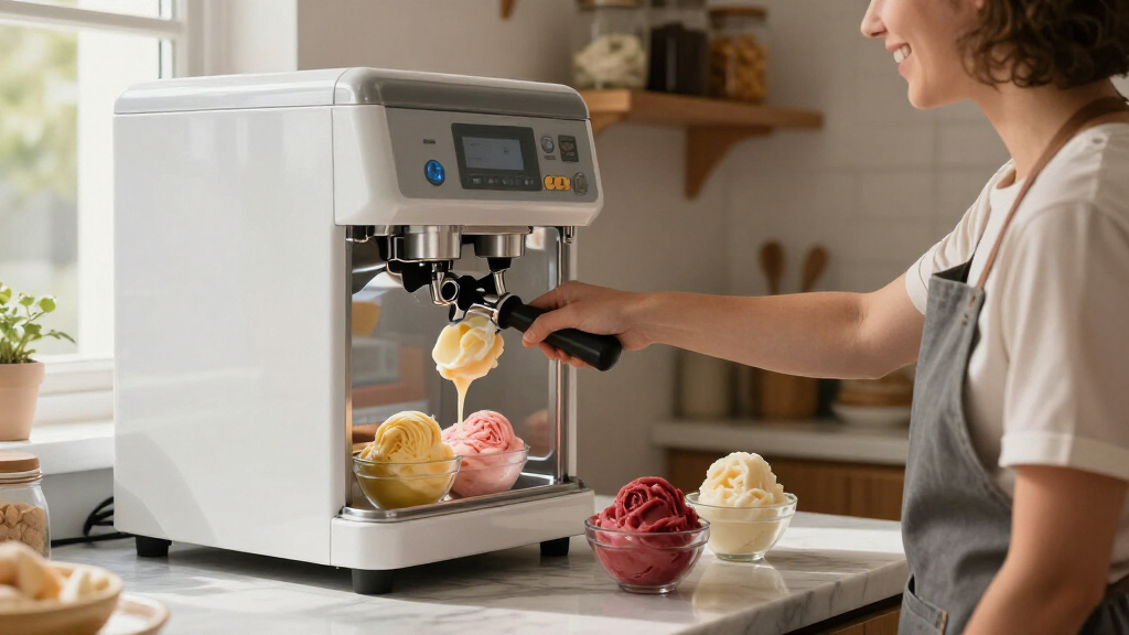 selfcontained gelato machine
