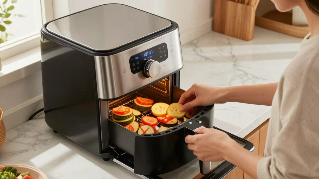 air fryer oven with french doors with quiet operation