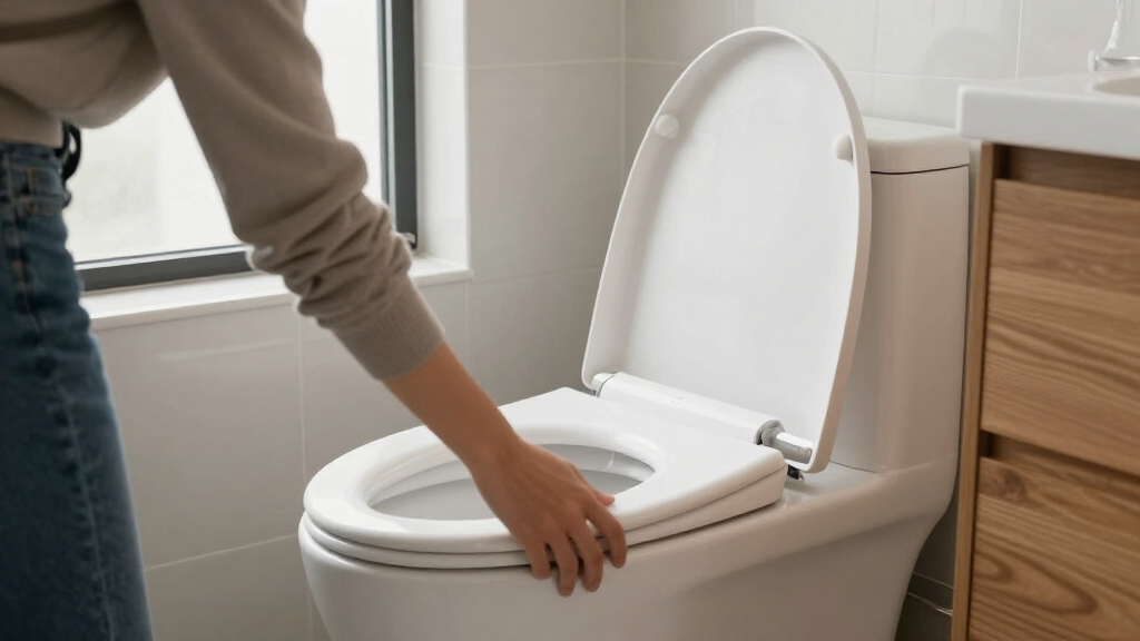 automatic toilet seat