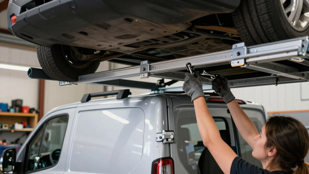 ford transit high roof ladder racks
