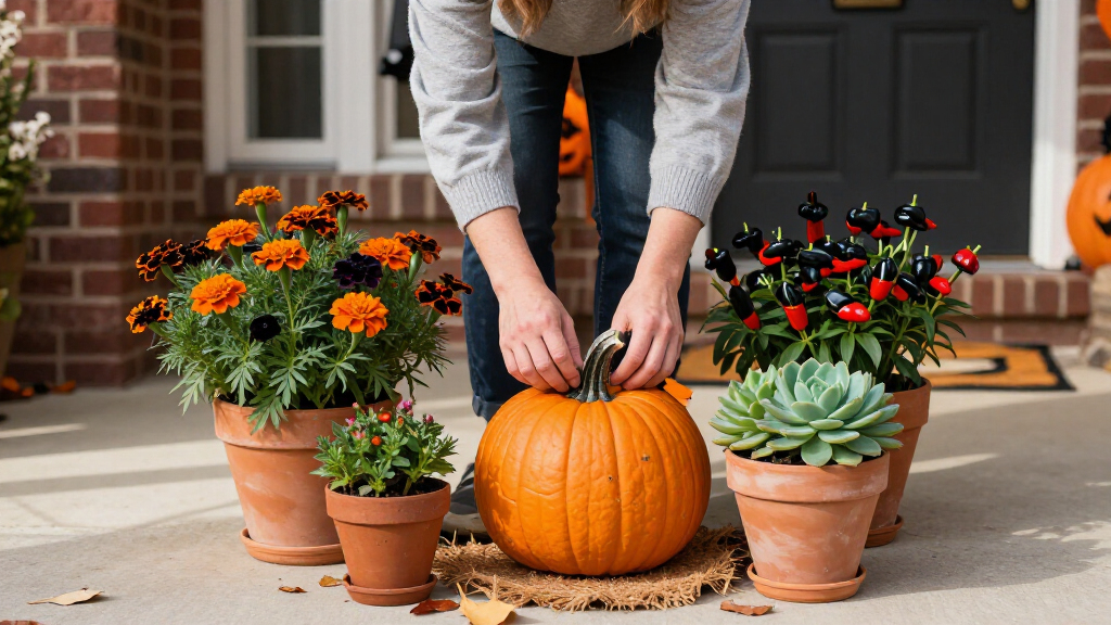 heat-tolerant halloween porch plants
