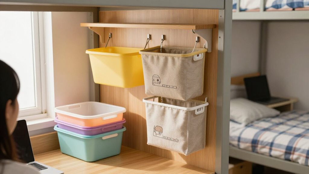 dorm room storage solutions