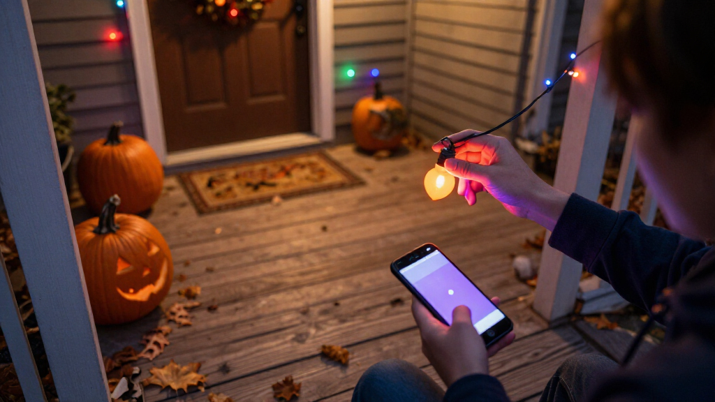 smart Halloween lights