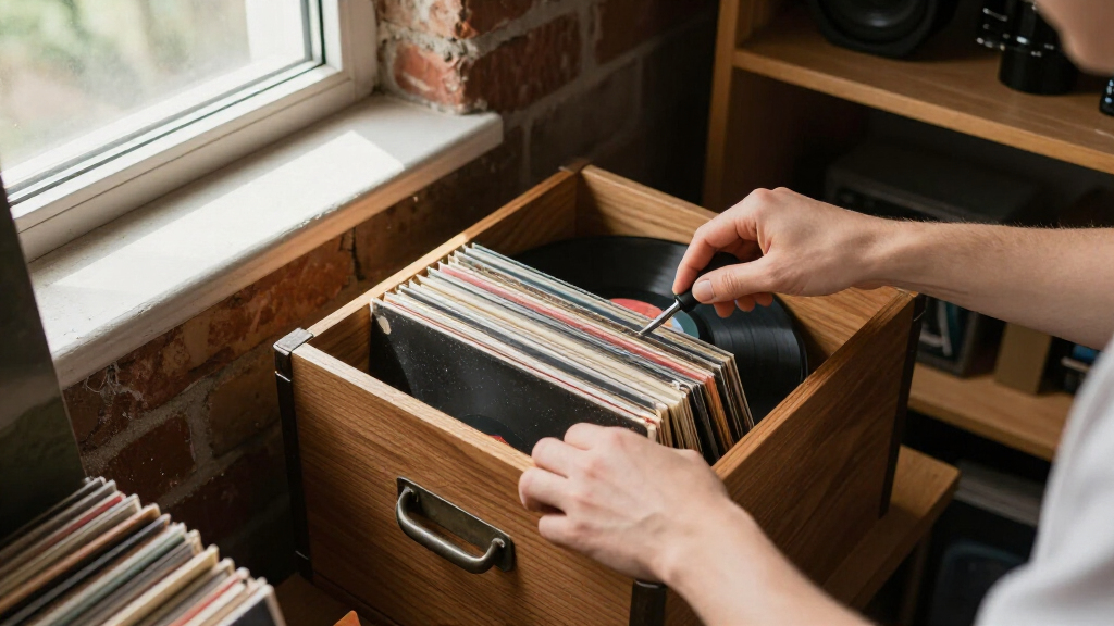 record crate furniture