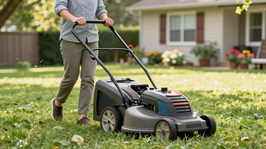electric push mower