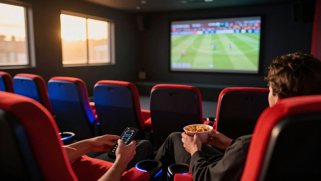 best theater seats with led lighting for fan cave