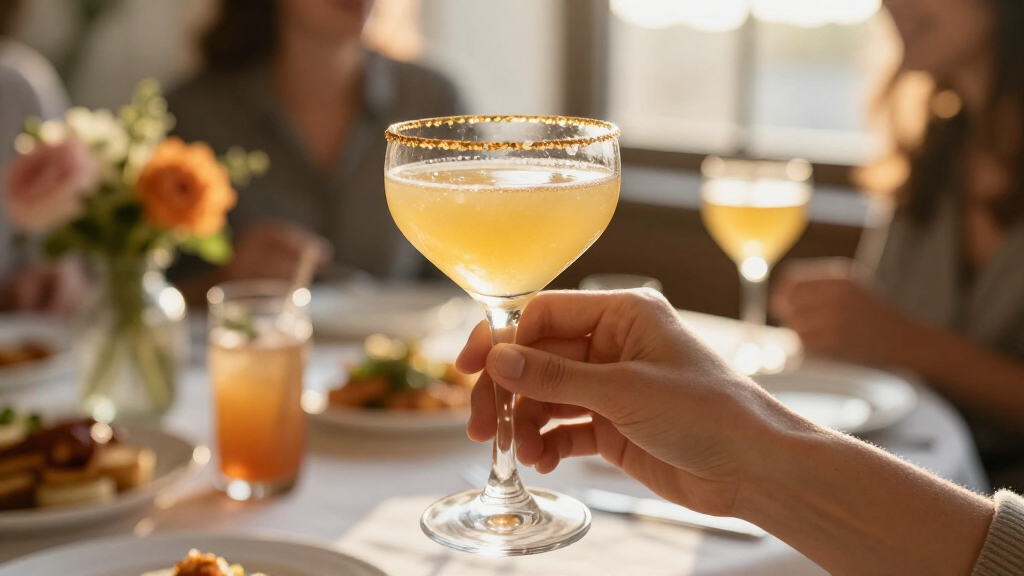 serving pieces for brunch drinks