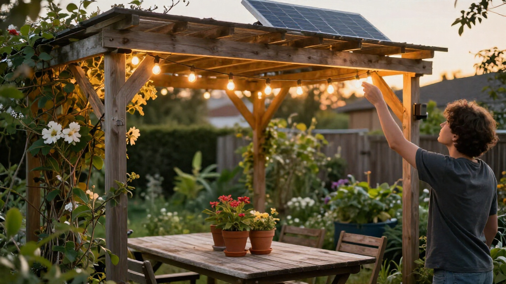 solar string lights